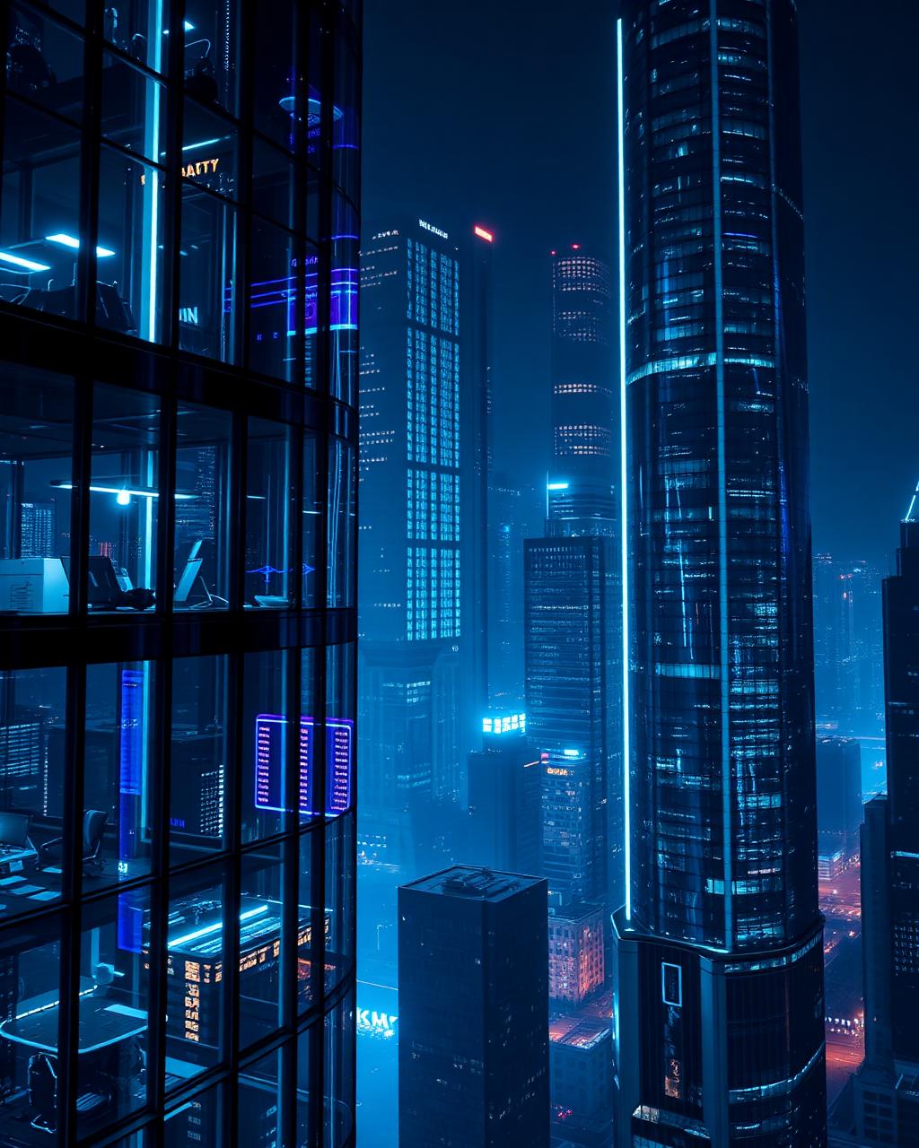 XenithReach agency headquarters at night